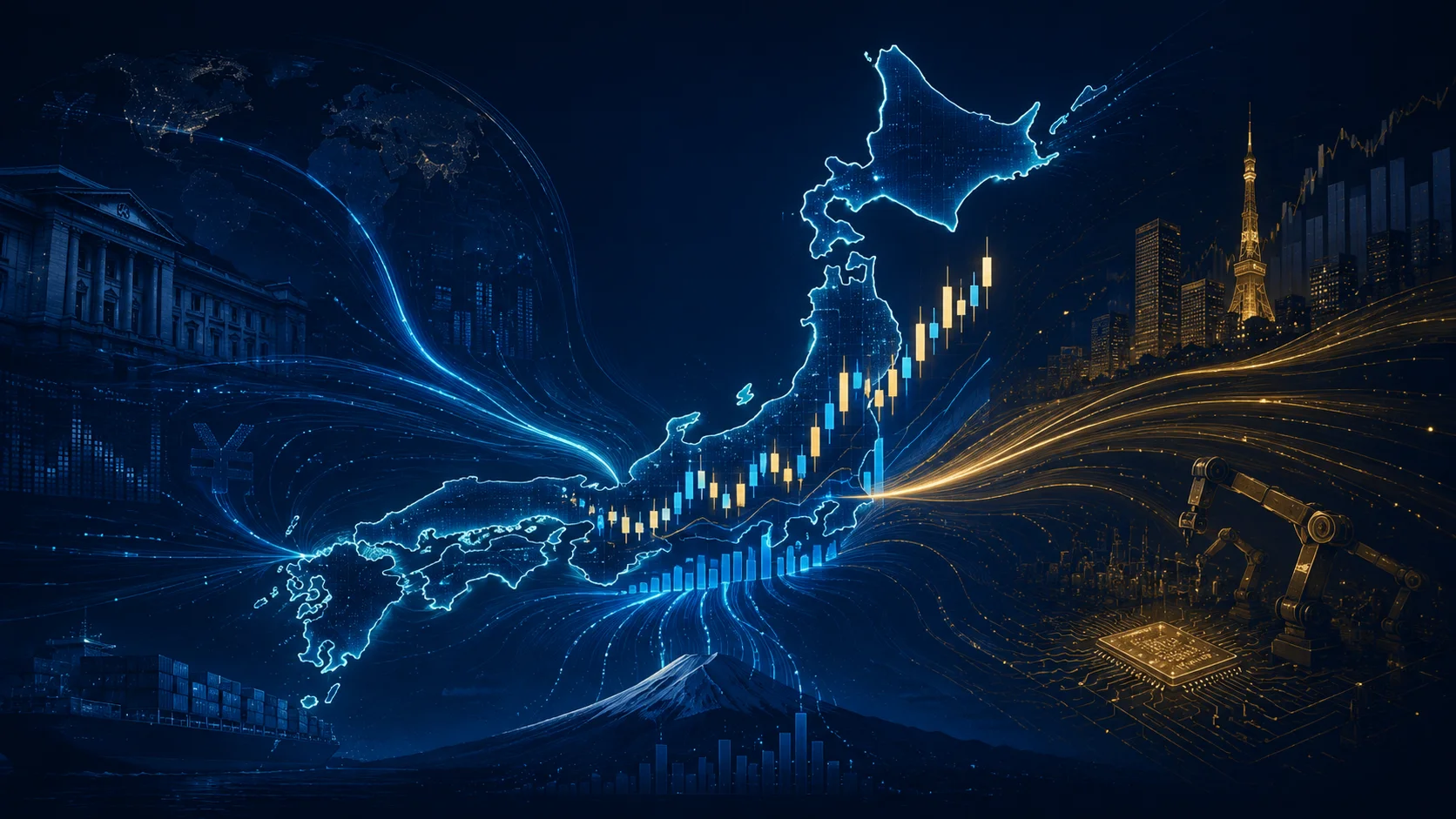 日本経済へ流れ込む複数のデータと市場要因